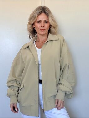 WeWoreWhat Twill Jacket